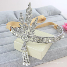 Children Crown And Tiaras Big Pearl Crown Alloy Charm Bridal Tiaras